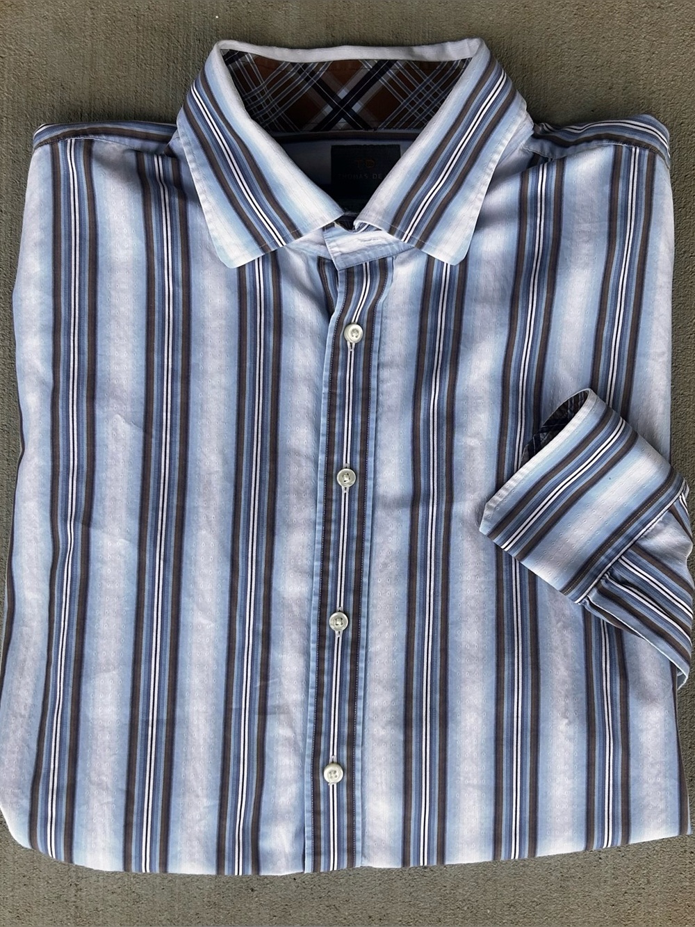 Men’s Thomas Dean 3XLT Long Sleeve Button Up LIKE NEW
